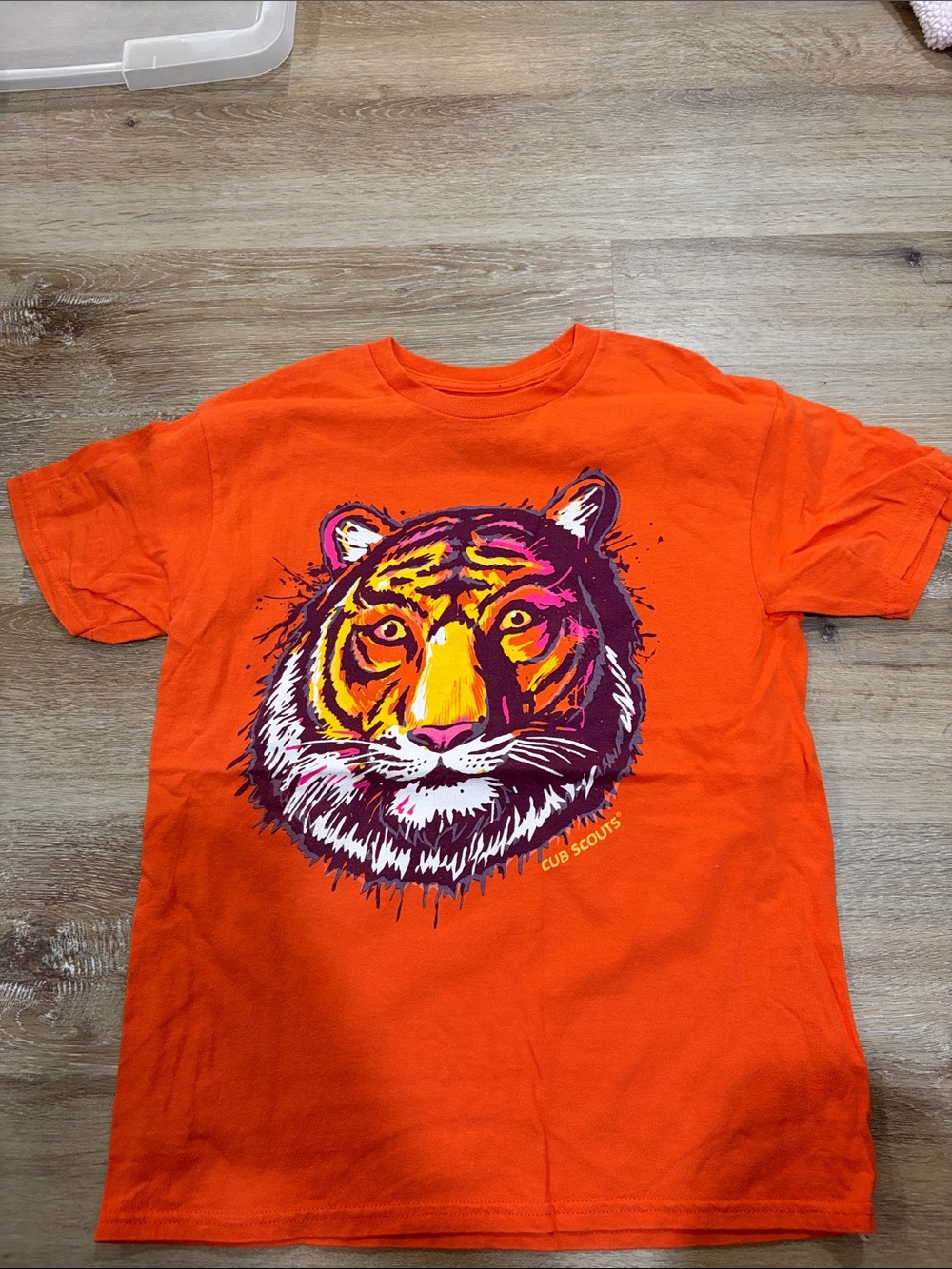 Cub Scouts Orange Tiger Graphic Tee for Kids